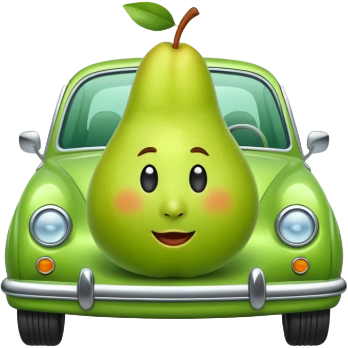 pear car emoji