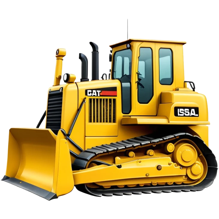 Бульдозер caterpillar emoji
