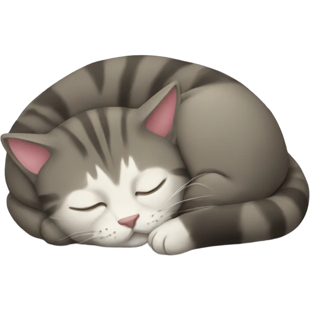 Cat sleeping  emoji