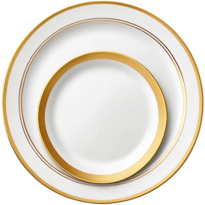 luxury plate with elegant tableware, stylish and sophisticated, like high-end restaurant vibe emoji