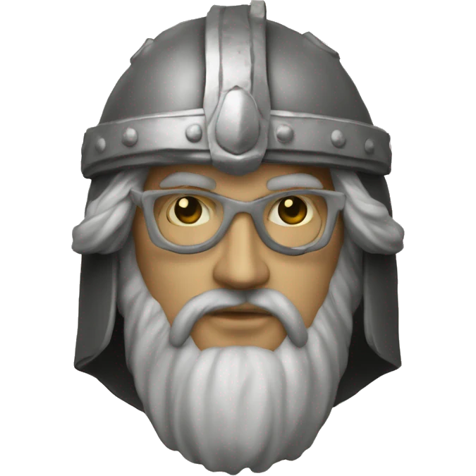 Baudoin 4 roi de Jérusalem avec un masque  emoji