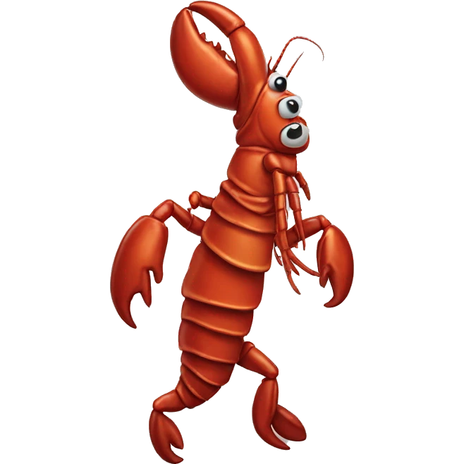 walk like a lobster emoji