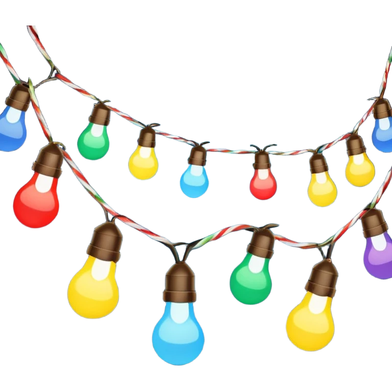 Luces navideñas  emoji