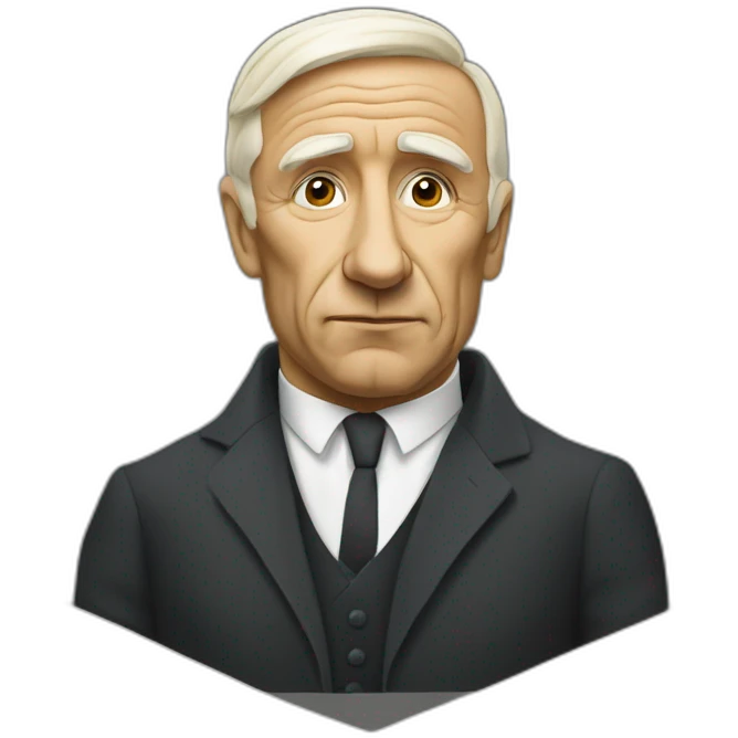 swedis prime minister in style of picasso emoji