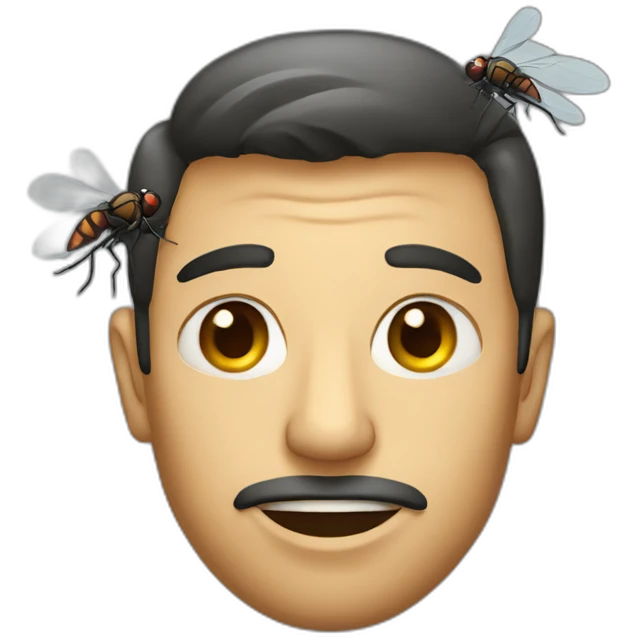 Fly bigger than a man emoji
