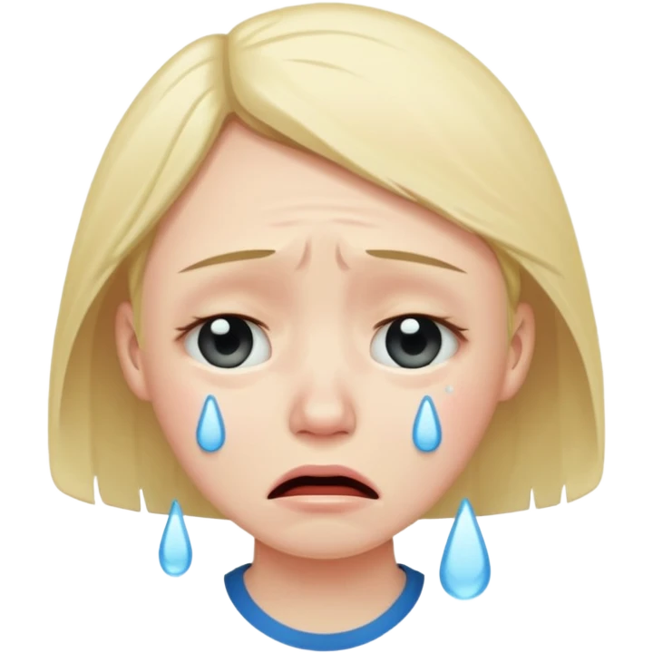 crying face emoji