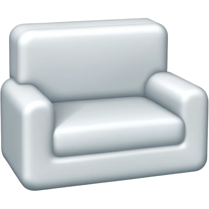 sofa foam block, soft and puffy emoji