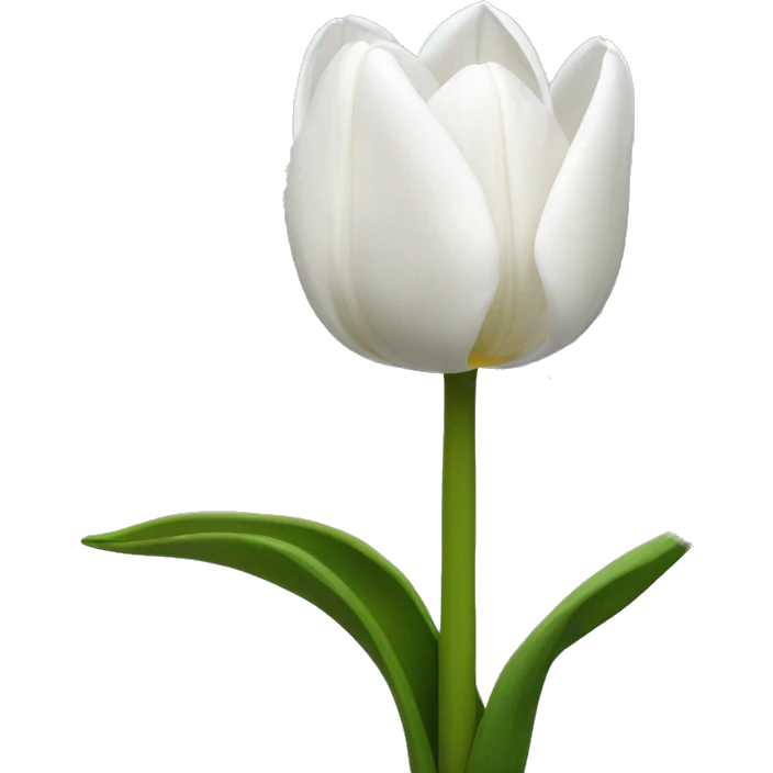 White tulips  emoji