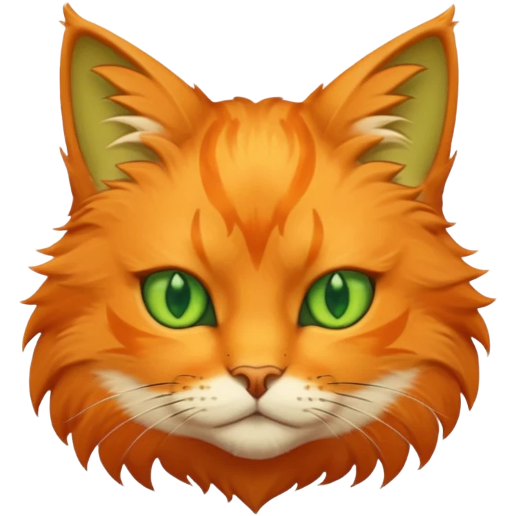 warrior cat face only emoji