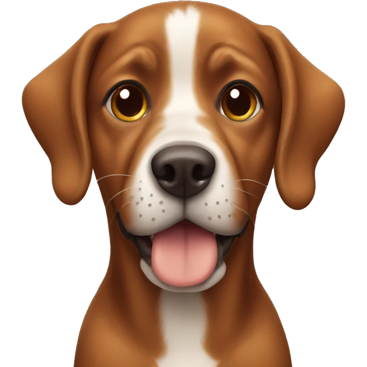 Brown dog emoji