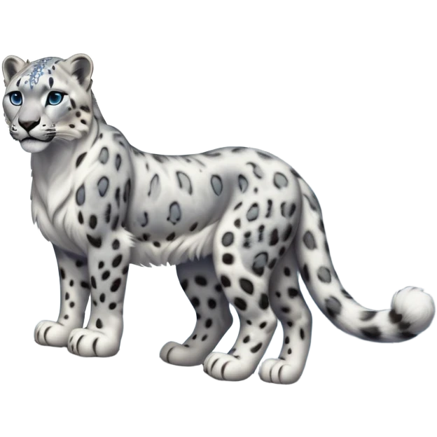 cinematic-snow-leopard-realistic-full-body-standing-emoji,-muscular-yet-graceful-body-balanced-on-rocky-cliffs,-long-fluffy-tail-swirling-behind,-head-tilted-dramatically,-thick-ghostly-white-fur-speckled-with-black-rosettes,-piercing-icy-blue-eyes,-simplified-yet-realistic-focused-features,-highly-detailed,-glowing-with-an-almost-sarcastic-glow emoji