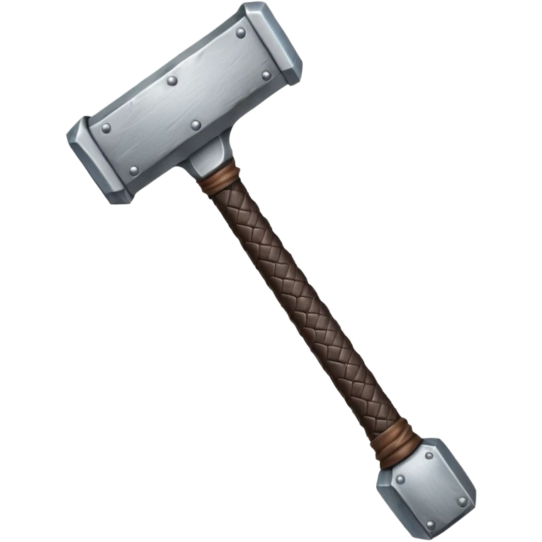 Thor's hammer emoji