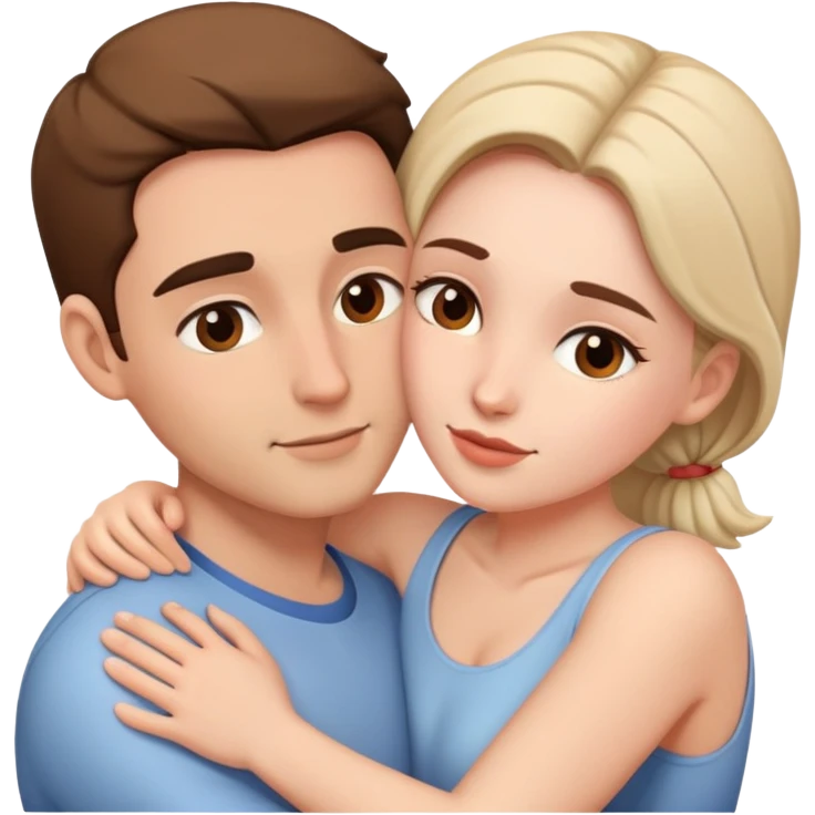 intimate moment between lovers emoji