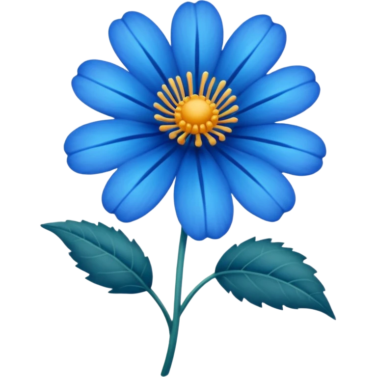flor azul kaiser emoji