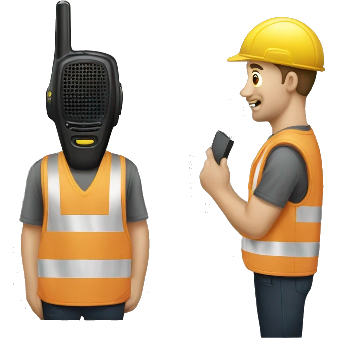 Walkie talkie sound emoji