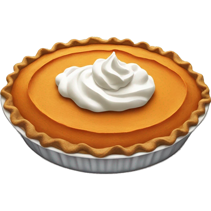 sweet-potato-pie, -whipped-cream emoji