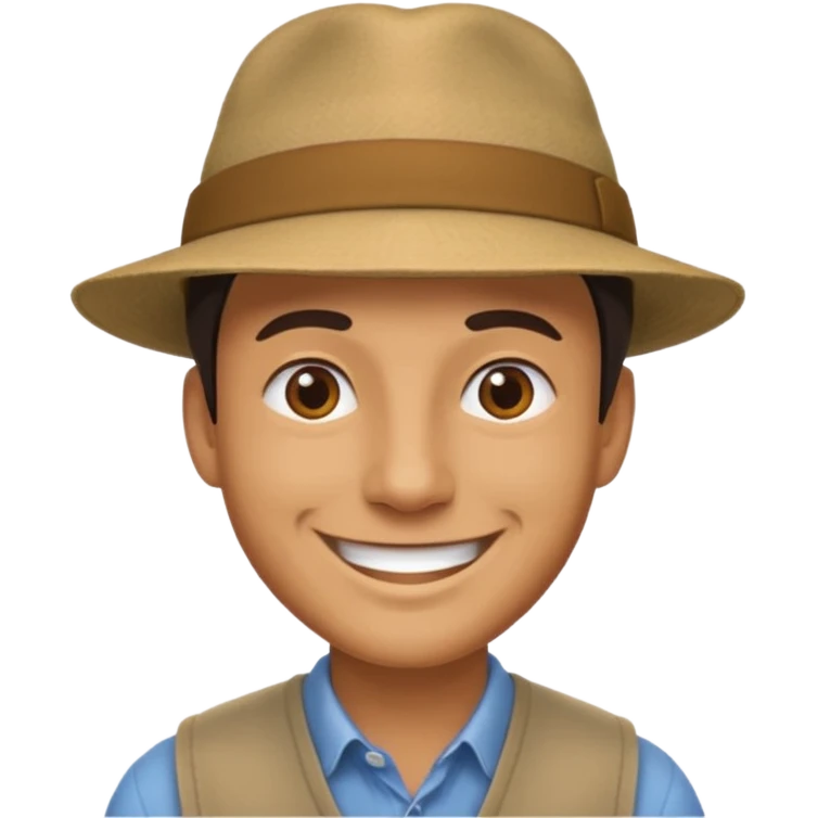 اعملي وجه رجل يتحرك يمين شيمال emoji