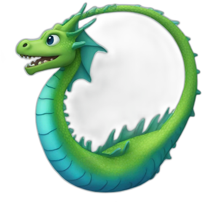 blue sea dragon emoji