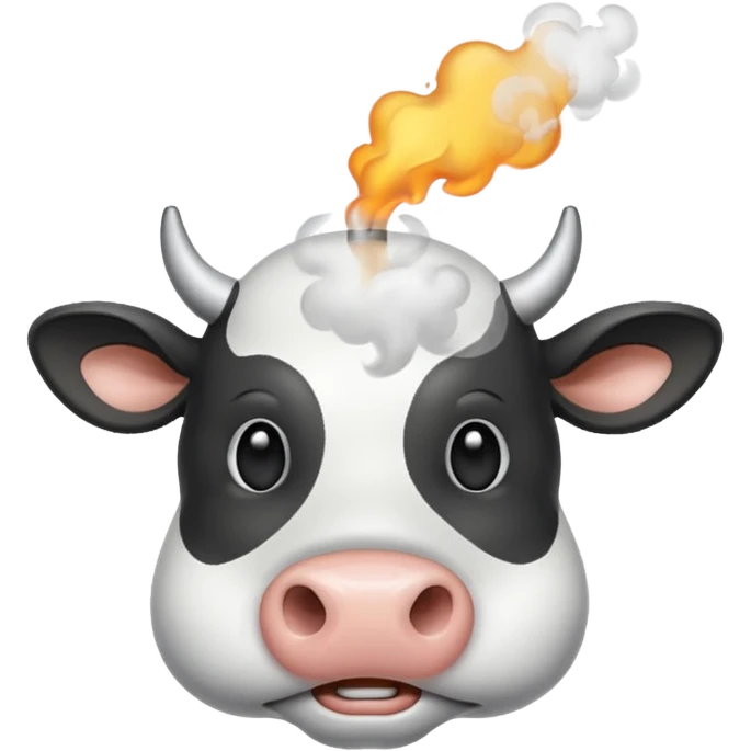cow smoke weed emoji