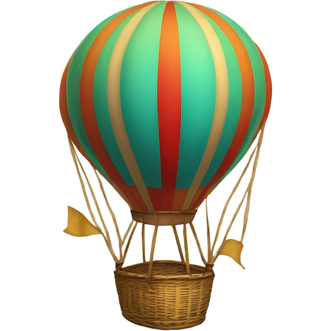 Hot air balloon emoji