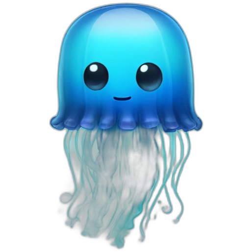 blue bottle jellyfish emoji