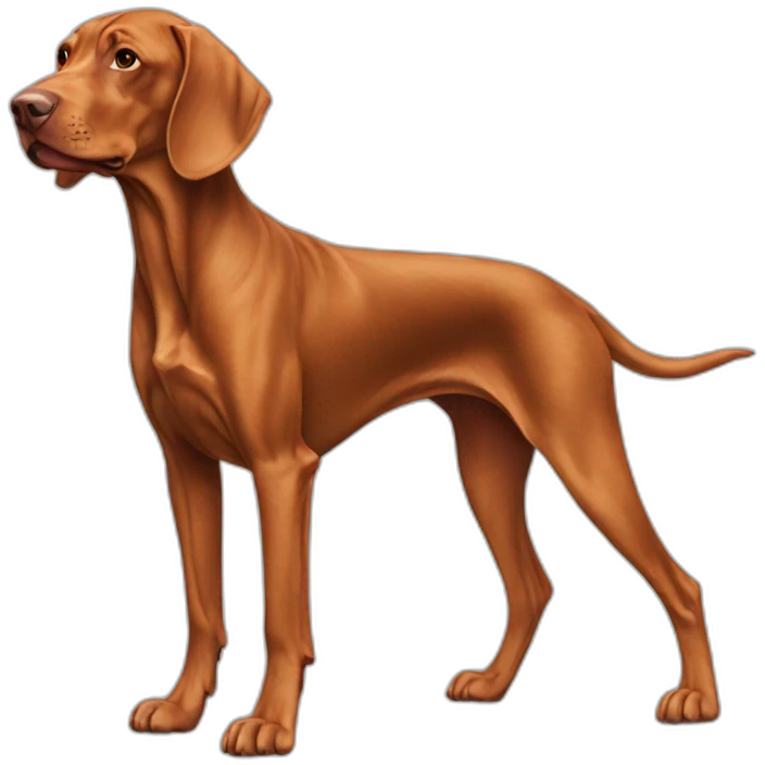 Dog vizsla full-height emoji
