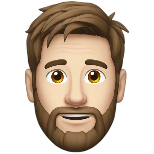Messi bois de bière  emoji