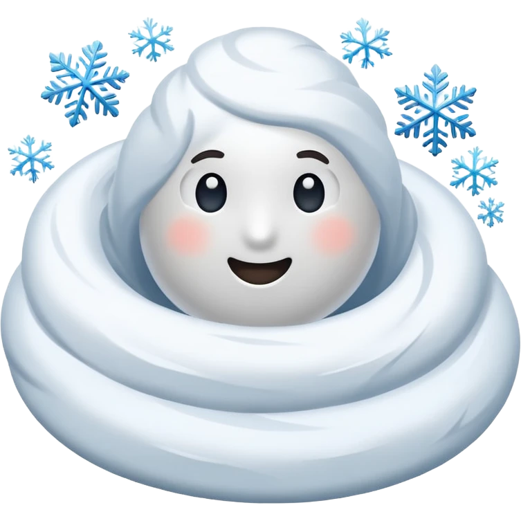snow storm  emoji