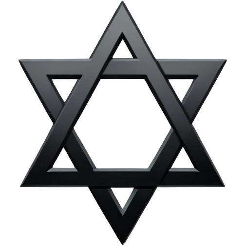 black hexagram emoji