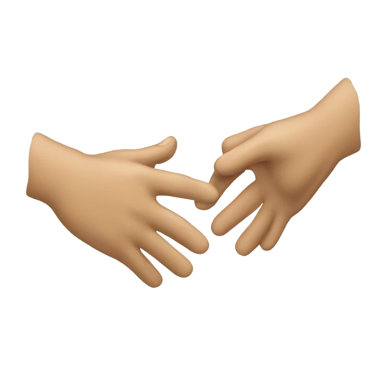 Rubbing hands together deviously from the side emoji