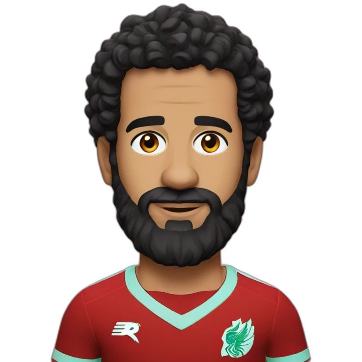 mo salah Liverpool Kit emoji