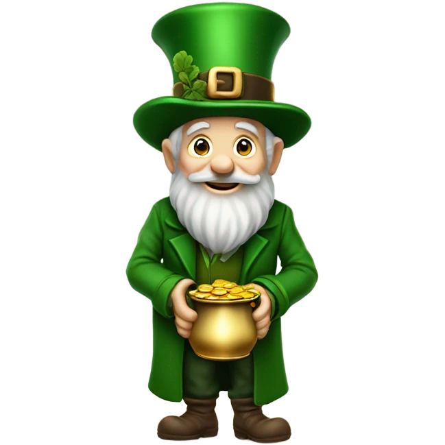 Old leprechaun  emoji