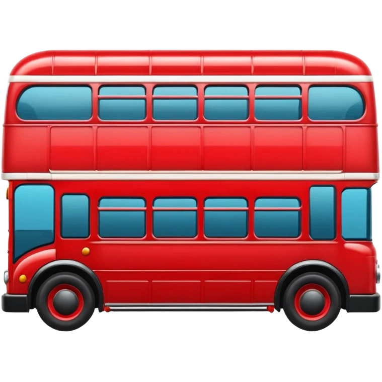 red bus emoji