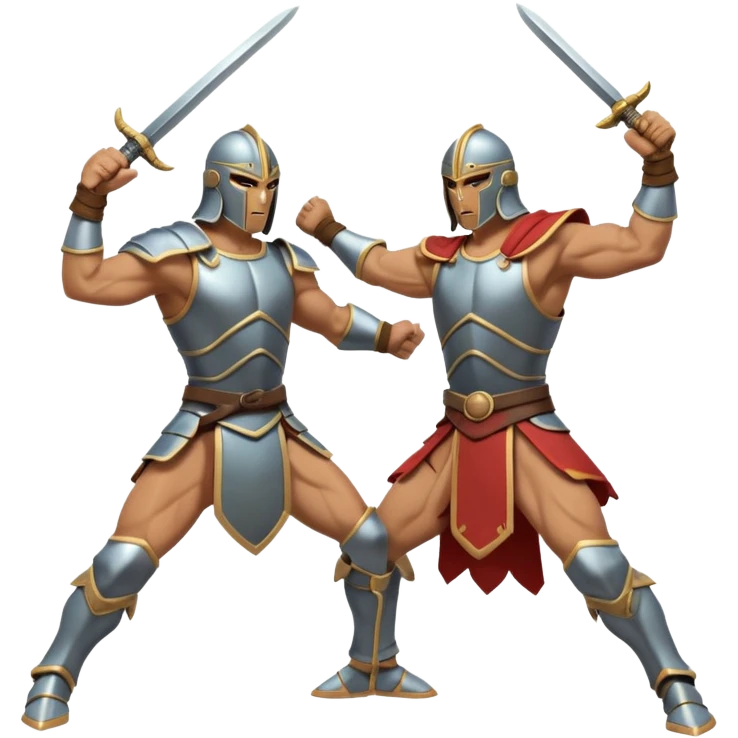 ancient battle between two warriors emoji