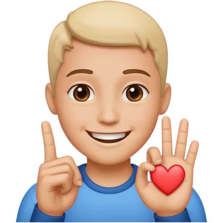 Mix these emojis “😗🥹” and add finger hearts to the sides emoji