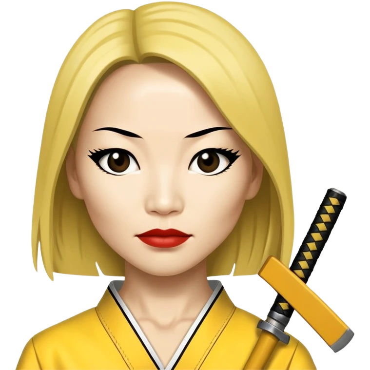 o ren ishii played by lucy liu in kill bill emoji