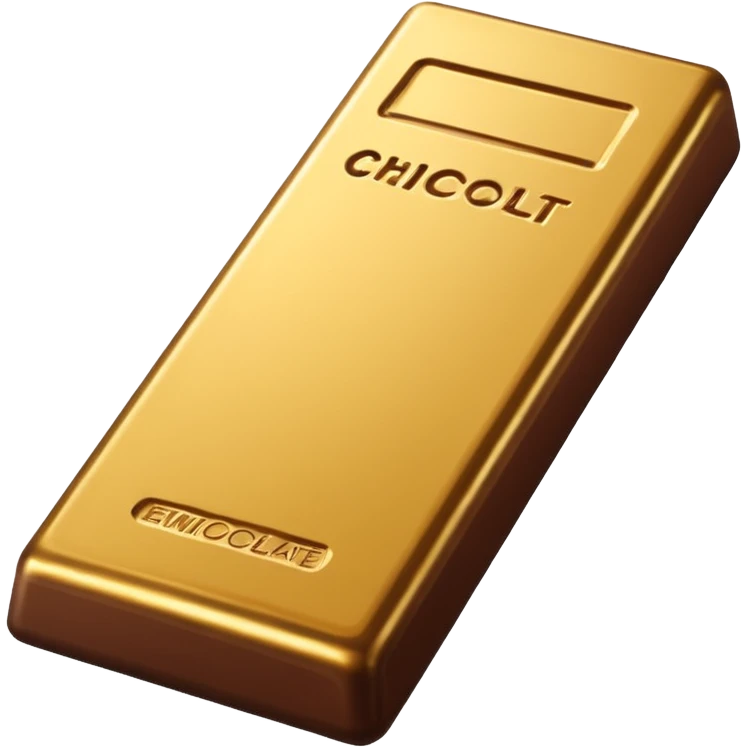 Gold Chocolate emoji