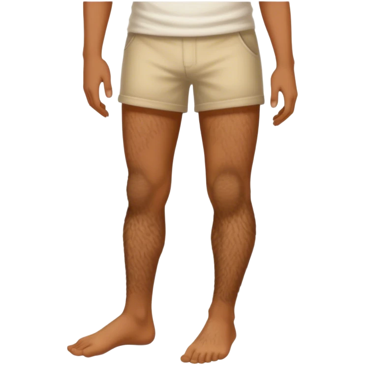 ONE hairy leg emoji