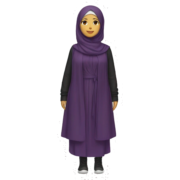 Outfit hijab emoji