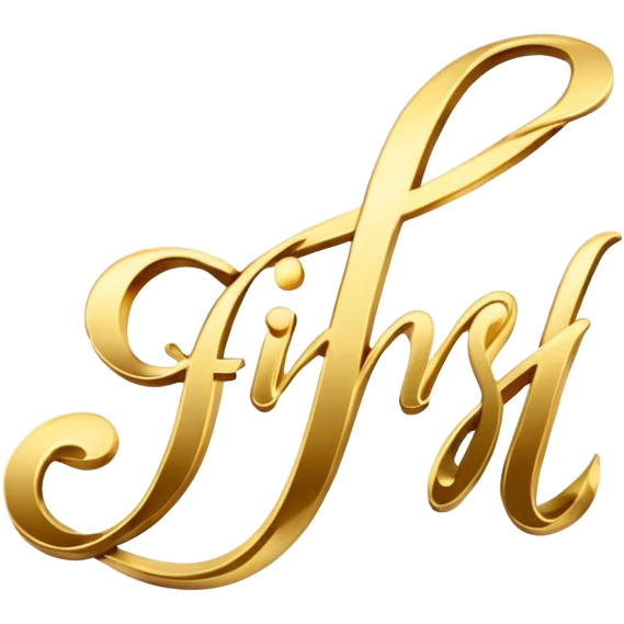 The Word "finish" written in script emoji