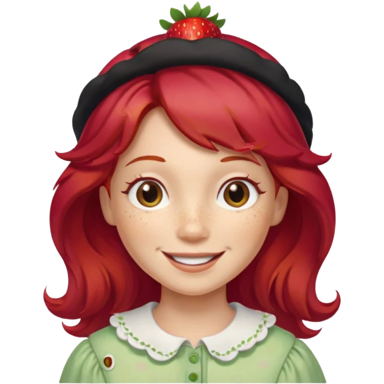 Çilek kız emoji