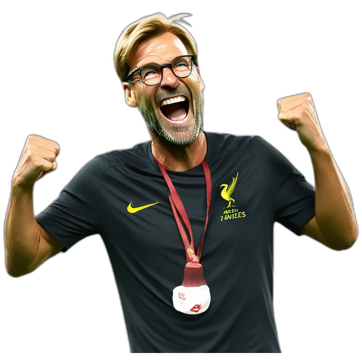 Jurgen Klopp celebrating emoji