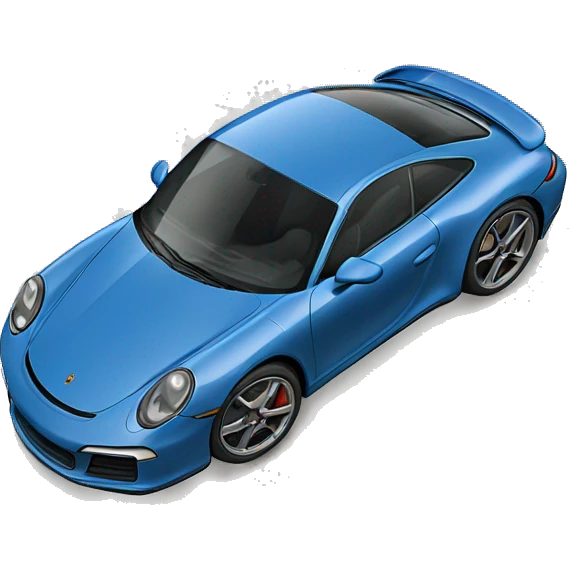 blu Porsche emoji