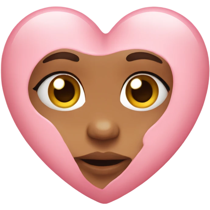 Baby pink love heart  emoji