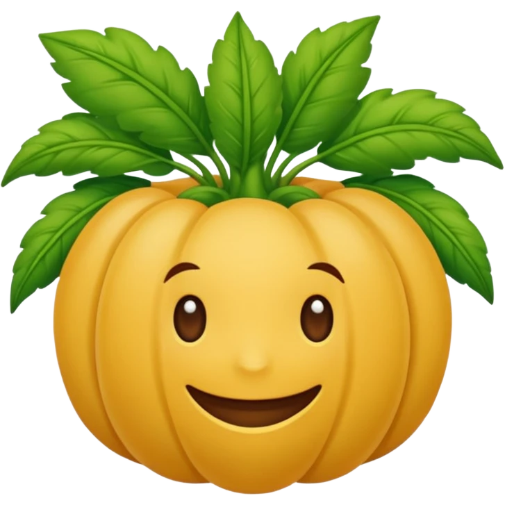 1 grano de poroto con cara emoji