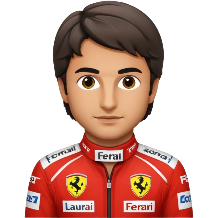 carlos sainz ferrari. make him look exactly like carlos emoji