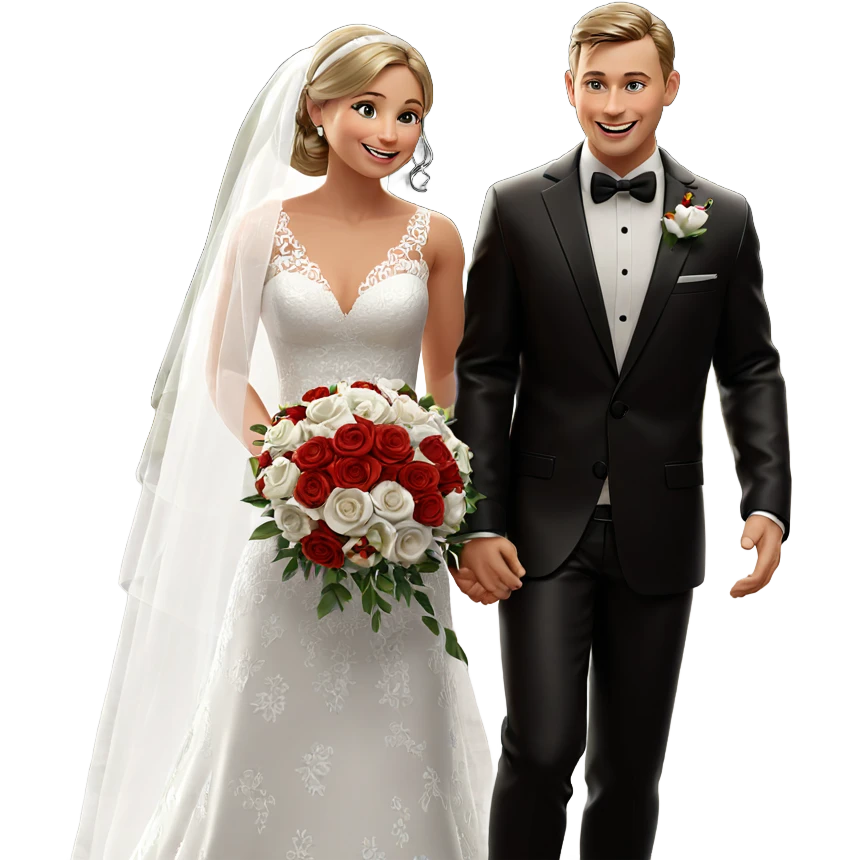 happy wedding moment emoji