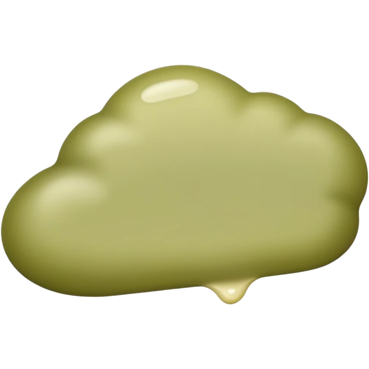 Pale olive swatch smear emoji