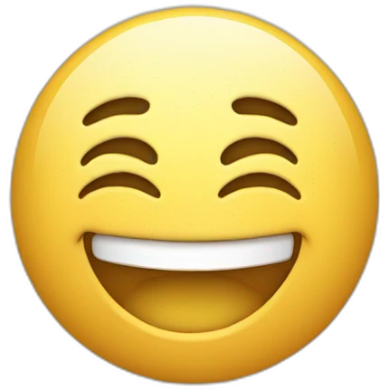Smile shaking head in yes  emoji