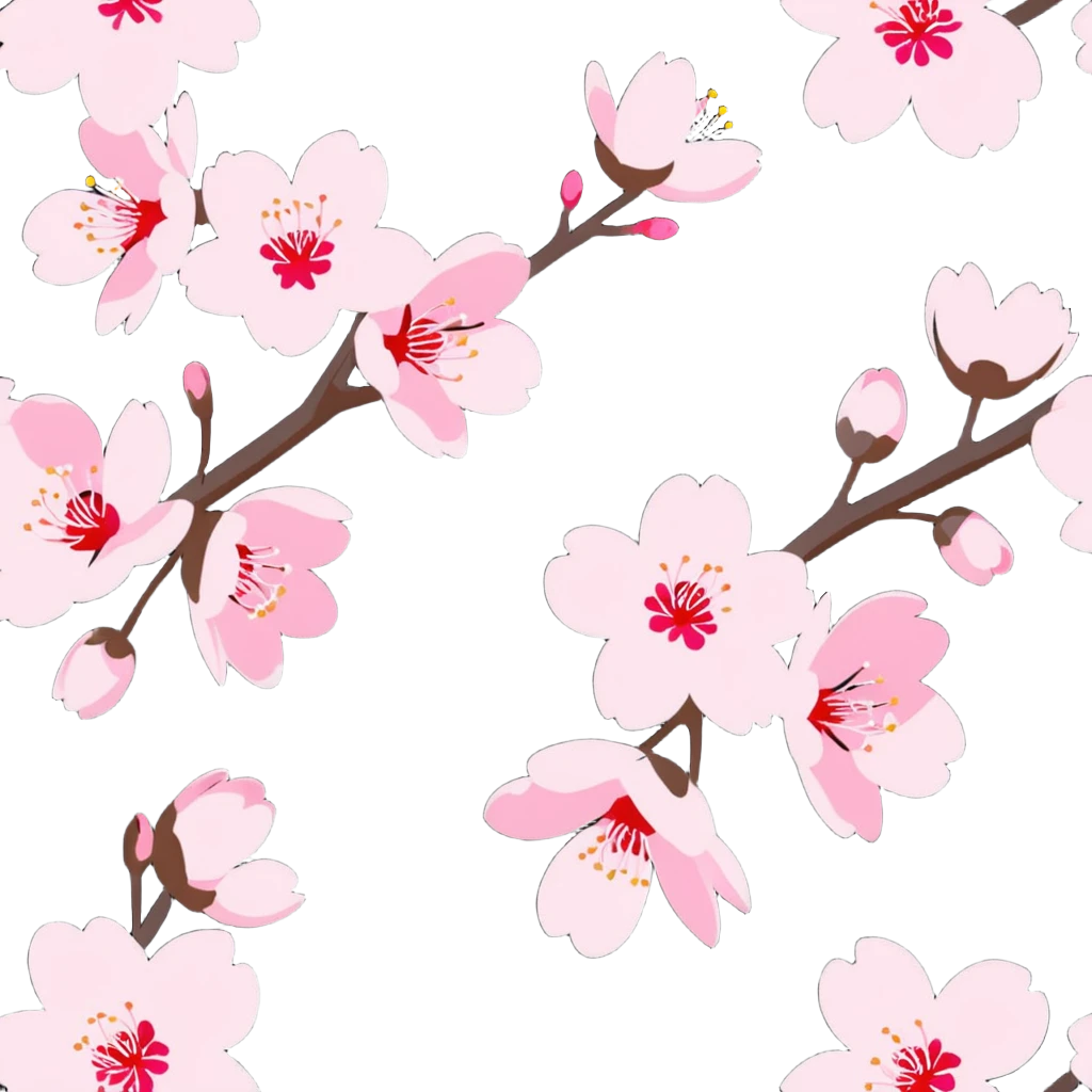 beautiful pink sakura cherry blossom flower emoji